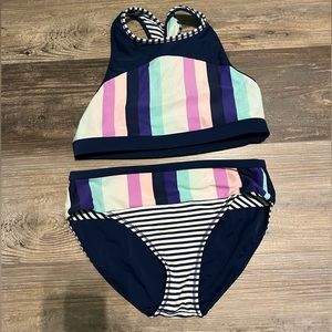 Athleta Girl Reversible Swim Set